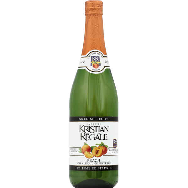 Kristian Regale Sparkling Juice Beverage, Swedish Recipe, Peach