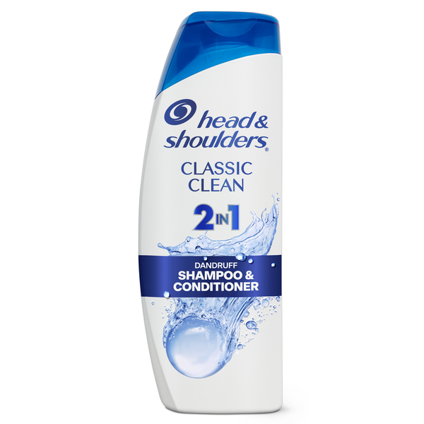 Head & Shoulders 2 in 1 Dandruff Shampoo and Conditioner, Classic Clean - 12.5 fl oz