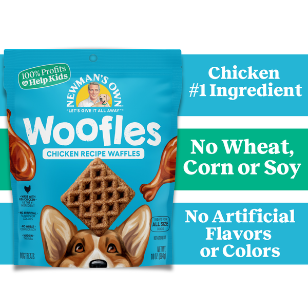 NEWMANS OWN 10z Newmans Own Chicken Recipe Woofles Dog Treats