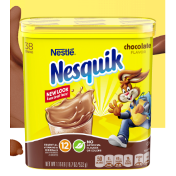 Nesquik - Strawberry Powder - 18.7 Oz