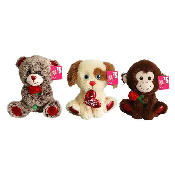 Valentine s Animal Plush Toy Same-Day Delivery | Family Dollar