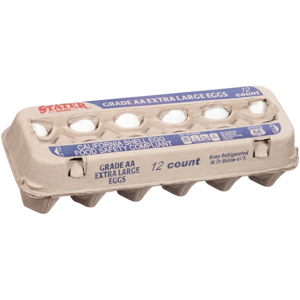 Stater Bros Grade AA Extra Large Eggs (12 ct) from Stater Bros. Instacart