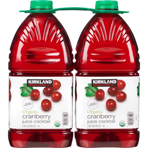 Organic Cranberry Juice Cocktail, 2 x 96 fl oz