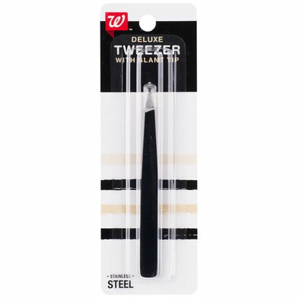 Walgreens Walgreens Deluxe Slant Tip Stainless Steel Tweezer SameDay Delivery or Pickup Instacart