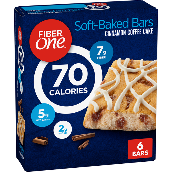 Fiber One 70 Calorie Cinnamon Coffee Cake Soft-Baked Bars
