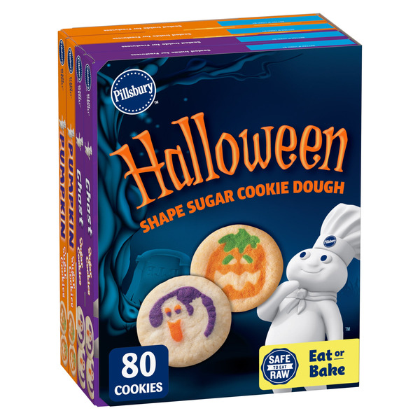 Pillsbury Halloween Shape Sugar Cookie Dough 80 ct