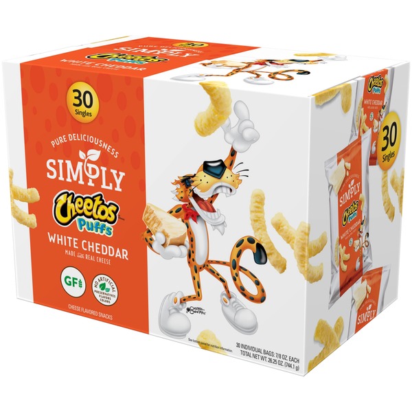 Cheetos Simply Puffs Multipack Cube (30 .875 ) 30 Plastic Bag (26.25