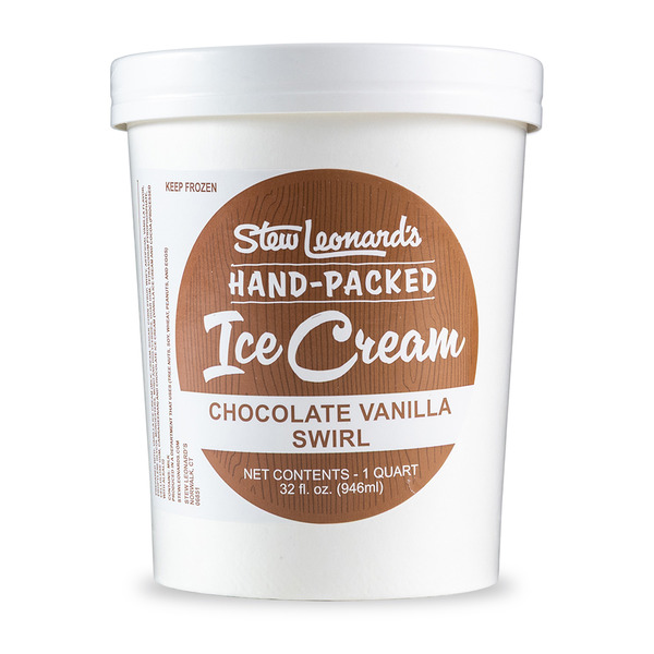 Stew Leonard's Hand Packed Vanilla & Chocolate Swirl Ice Cream