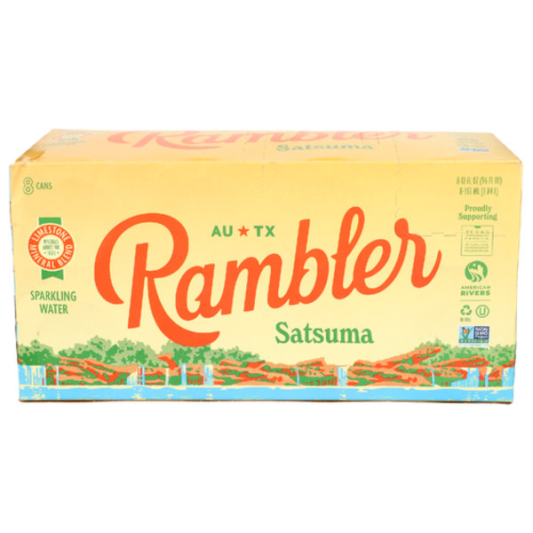 Rambler Satsuma Sparkling Water 8 Pack