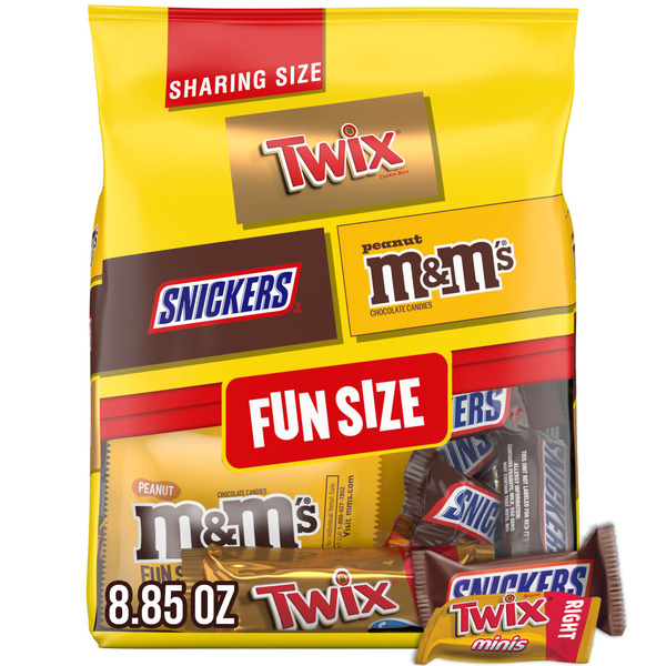 SNICKERS, M&M'S Peanut & TWIX Fun Size Chocolate Candy Variety