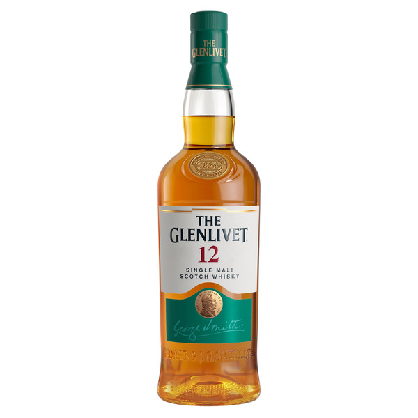 The Glenlivet 12 Year Single Malt Scotch Whisky, Scotland, 750 ml