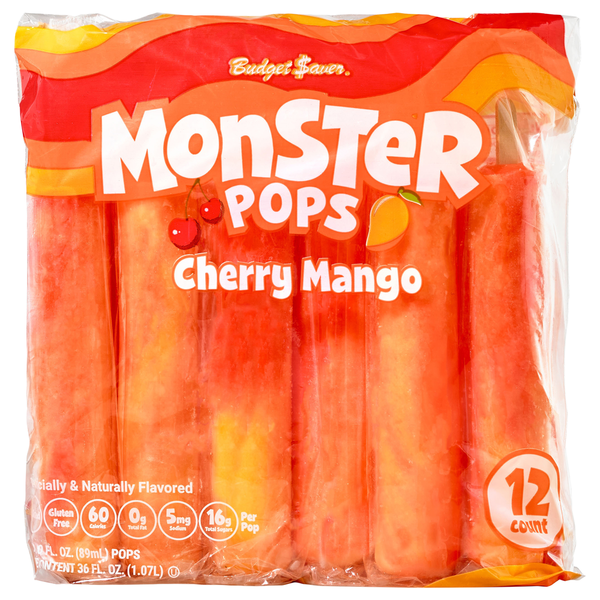 Budget Saver Monster Pops Cherry Mango