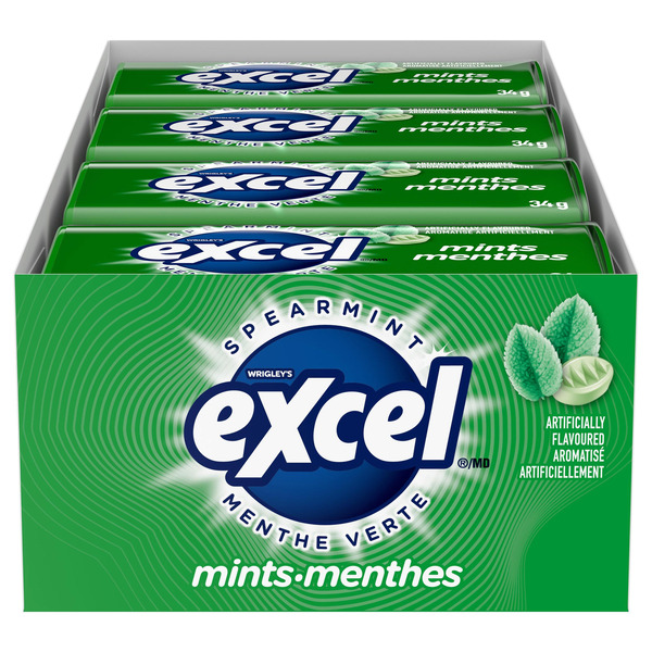 Excel Spearmint Mints