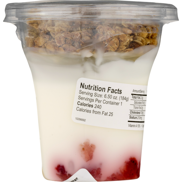 Del Monte Strawberry Yogurt Parfait (6.5 oz) Instacart