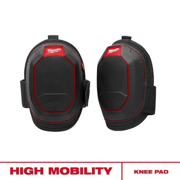 Milwaukee High Mobility Soft Knee Pads With Hook And Loop