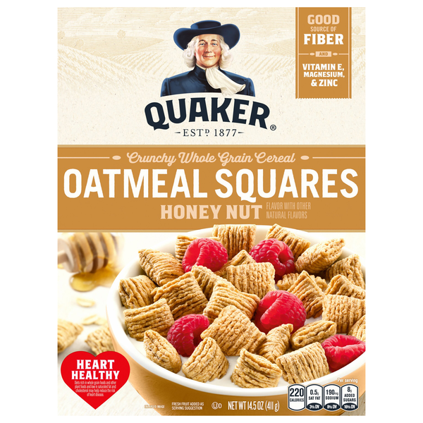 Quaker Honey Nut Oatmeal Squares
