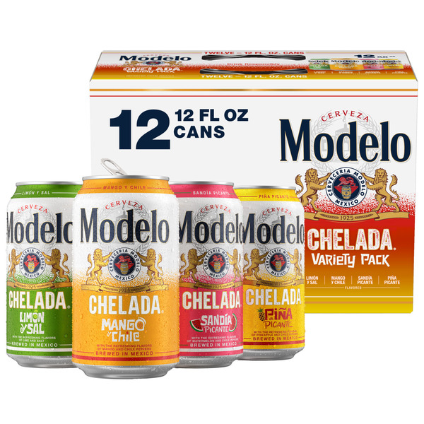 Modelo Chelada Variety Pack Mexican Import Flavored Beer Cans Same