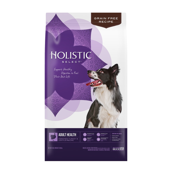 Holistic Select Deboned Turkey & Lentils Recipe Natural Grain Free Adult Health Dry Dog Food