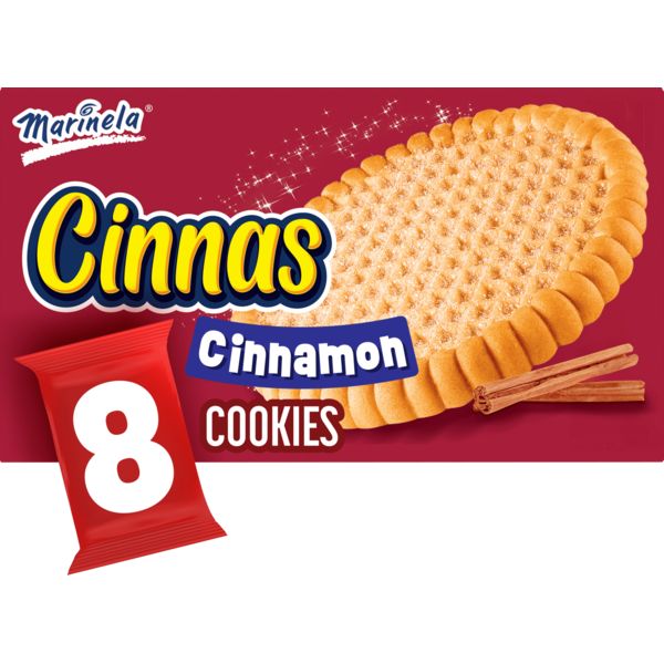 Marinela Cinnas, 8 ct, Cinnamon, Cookies, Cookies, 16.96 oz