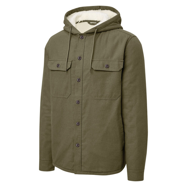 Adventuridge Men's Flannel Shirt Jacket, Green, M Same-Day