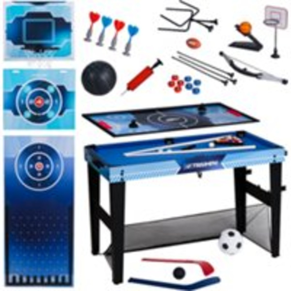 Triumph 10-in-1 Multi-Game Table - Blue & Black
