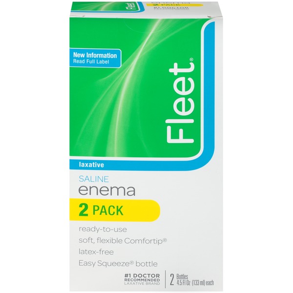 Fleet Saline Laxative Enema (18 fl oz) from Fred Meyer Instacart