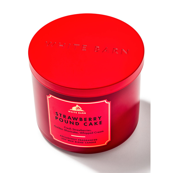 Strawberry Pound Cake 3-Wick Candle