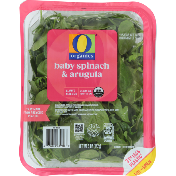 O Organics Baby Spinach & Arugula, Organic