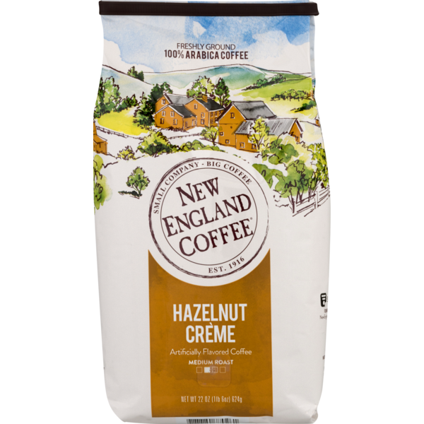 New England Coffee Hazelnut Creme Ground Coffee (22 oz) Instacart