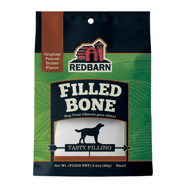 RedBarn Filled Bone, Peanut Butter