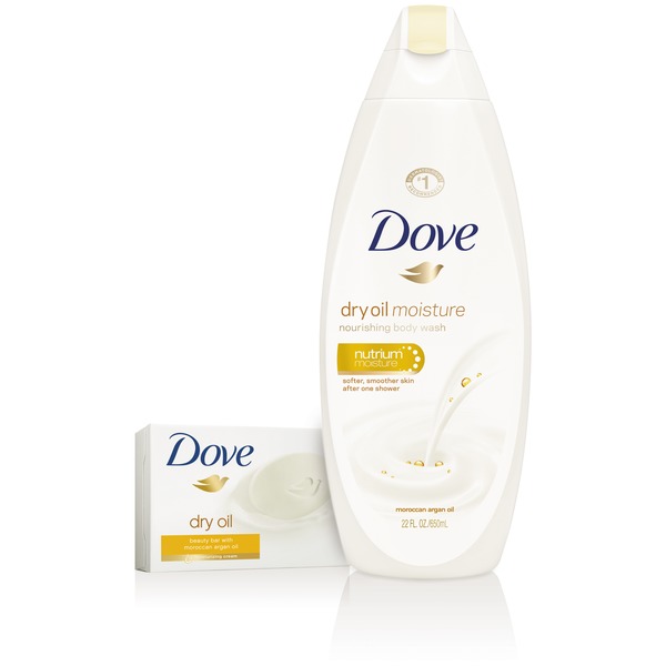 dove dry oil soap