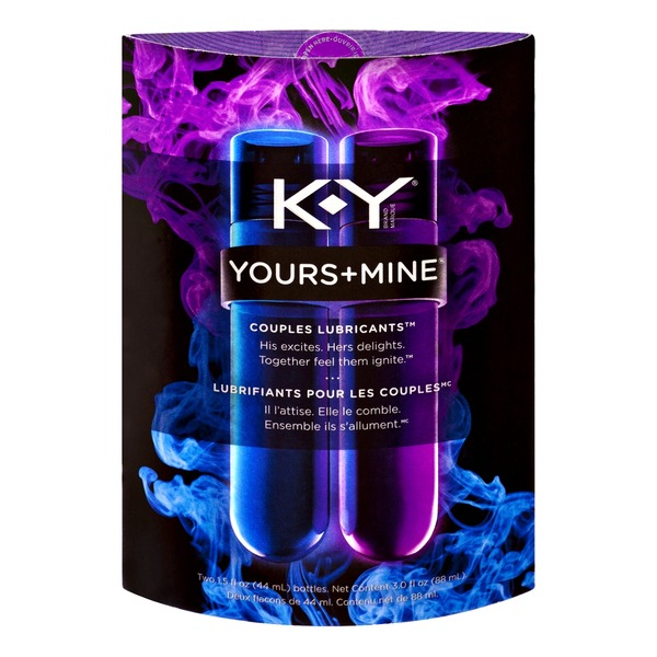 KY Yours+Mine Couples Lubricants 2 CT (3 fl oz) Instacart