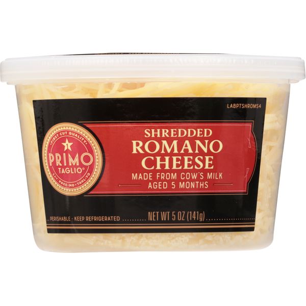 Primo Taglio Shredded Cheese, Romano