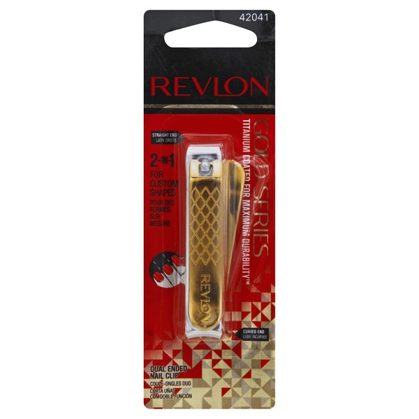 Revlon Nail Clip, 2in1, Gold Series (1 each) Instacart
