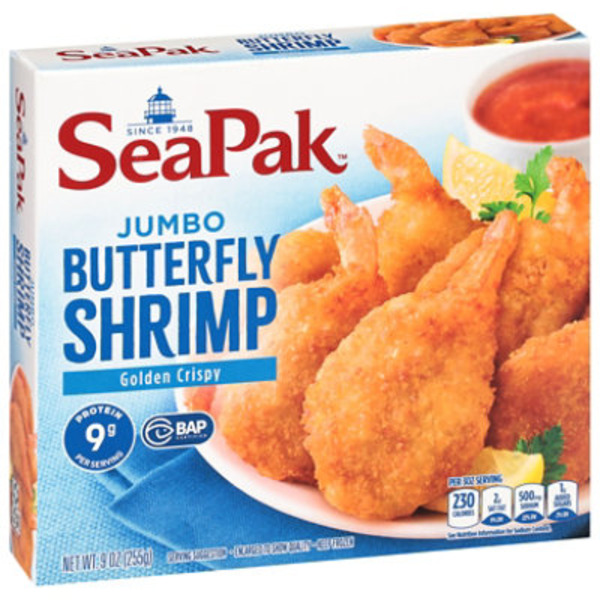 SeaPak Frozen Meat & Seafood Shrimp & Seafood Co. Shrimp Butterfly Jumbo