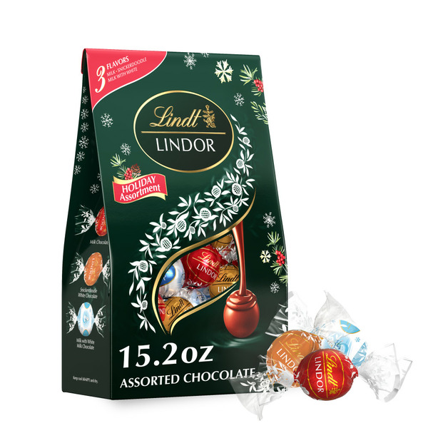 Lindt Lindor Holiday Assorted Chocolate Candy Truffles Same-Day