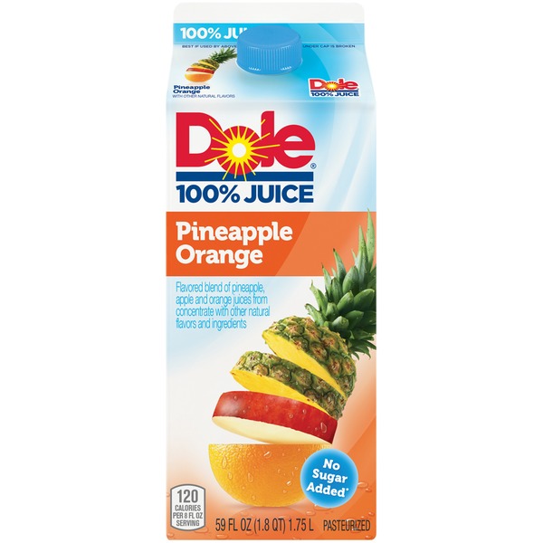 Dole Pineapple Orange Juice Nutrition Facts Blog Dandk