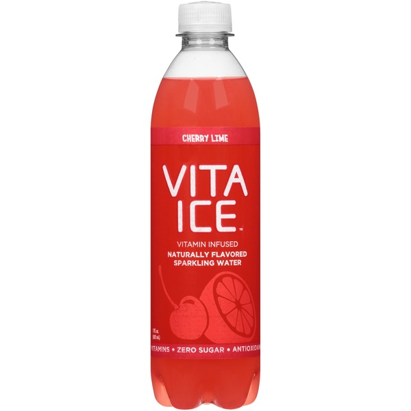 Vita Ice Cherry Lime Vitamin Infused Sparkling Water (17 fl oz) Instacart