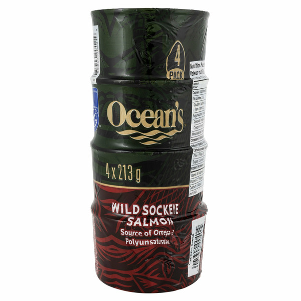 Ocean's Wild Sockeye Salmon