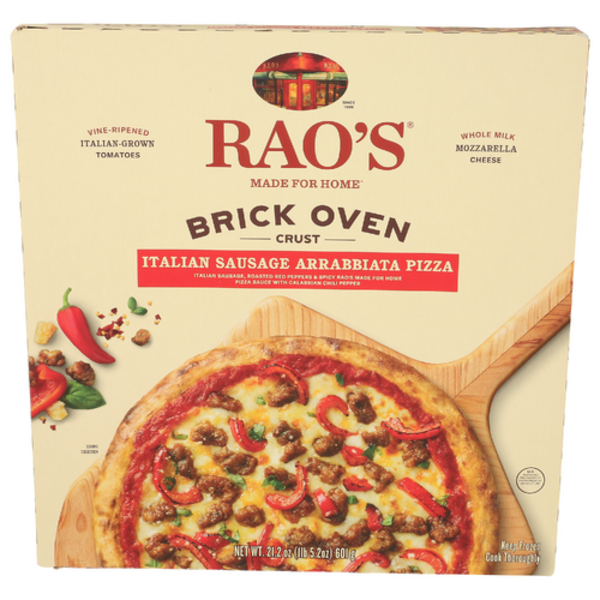 Rao's Homemade Italian Sausage Arrabbiata Brick Oven Crust Pizza