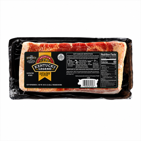 Kentucky Legend Hickory Smoked Sliced Bacon Stack Pack Same-Day
