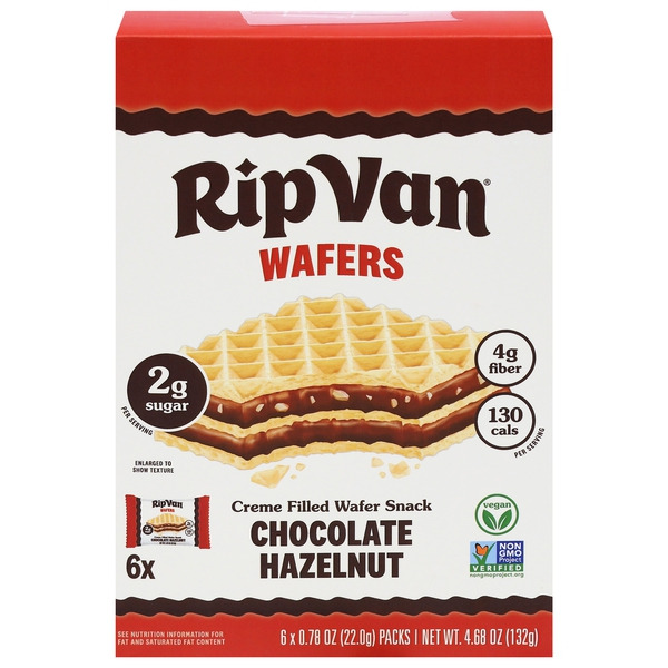 Rip Van Wafels Chocolate Hazelnut Wafers Same-Day Delivery or