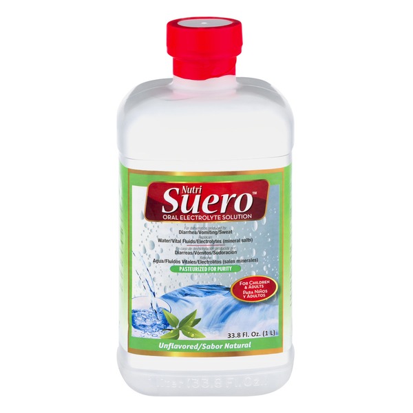Nutri Suero Oral Electrolyte Solution Unflavored (33.8 fl oz) Instacart