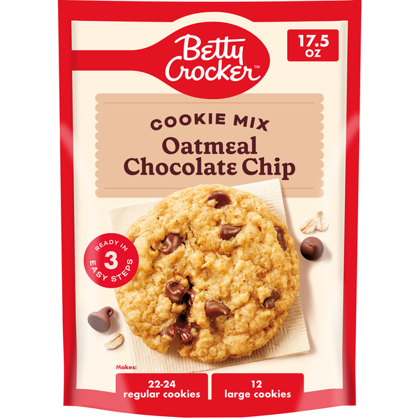 Betty Crocker Oatmeal Chocolate Chip Cookie Mix Same-Day Delivery