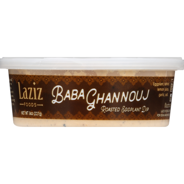 Laziz Foods Baba Ghannouj, Roasted Eggplant Dip Same-Day Delivery