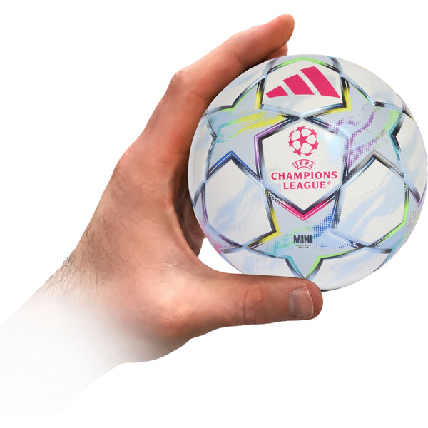 adidas UEFA Champions League Soccer Ball, Mini - White/Blue