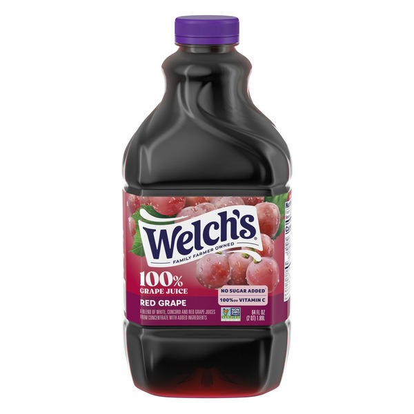 thumbnail image 2 of Welch's 100% Concord Grape Juice - 64 Fl Oz Bottle, Gluten Free 2 of 6