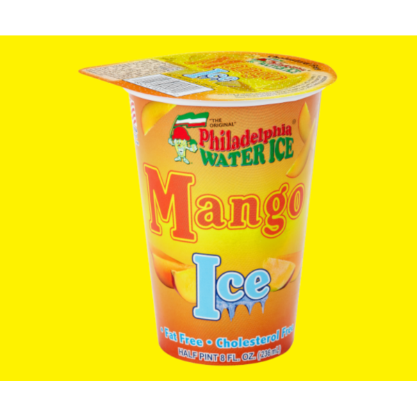 Philadelphia Water Ice - Mango Ice Cup -12/8 oz