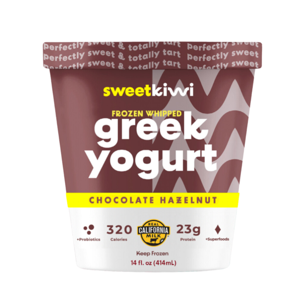 Sweetkiwi Chocolate Hazelnut Frozen Whipped Greek Yogurt Same-Day