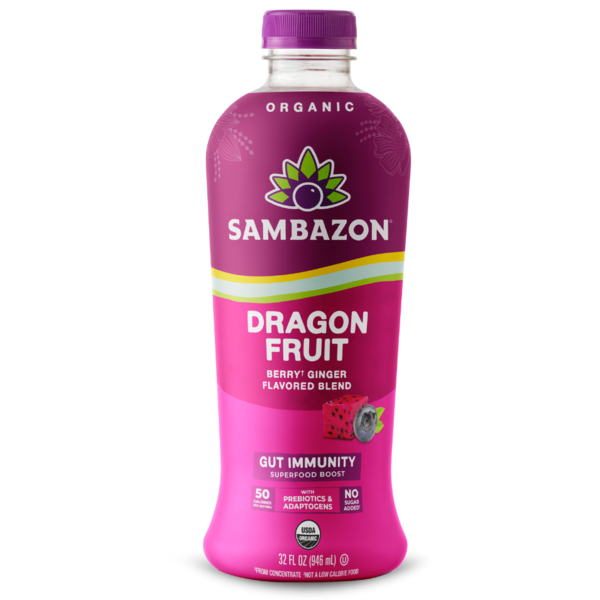 Sambazon Dragon Fruit Berry Ginger Blend Same-Day Delivery | PCC